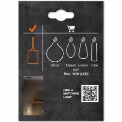 Lampes Vintages & Rétros-Luminaires Ledvance 1906 Suspension Couleur bois, 1 lumière