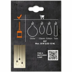 Lampes Vintages & Rétros-Luminaires Ledvance 1906 Suspension Noir, 1 lumière