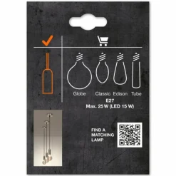 Lampes Vintages & Rétros-Luminaires Ledvance 1906 Suspension Chrome, 1 lumière