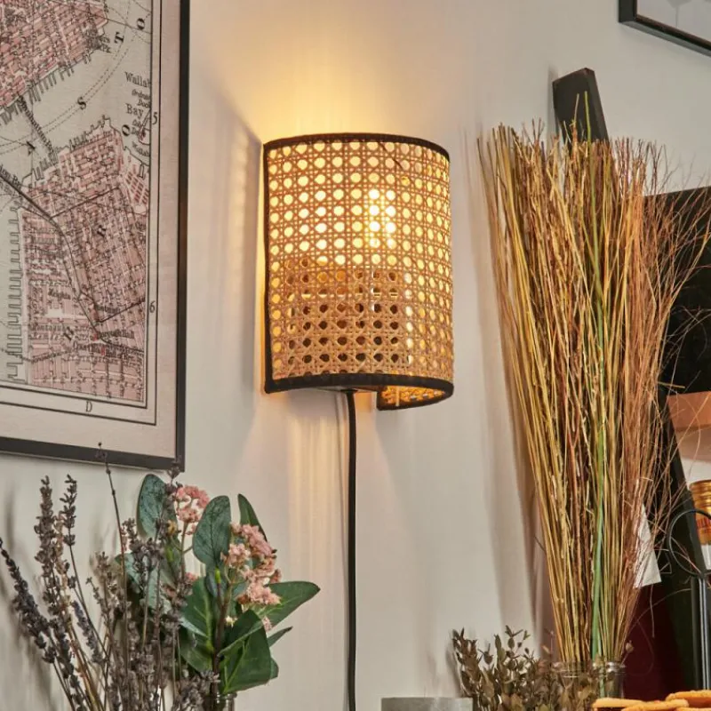 Lampes En Tissu-hofstein Abedim Luminaire Up & Down, Applique murale Noir, 1 lumière