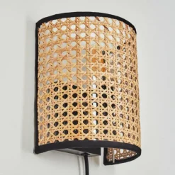 Lampes En Tissu-hofstein Abedim Luminaire Up & Down, Applique murale Noir, 1 lumière