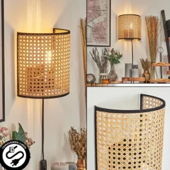 Luminaires Scandinaves-hofstein Abedim Luminaire Up & Down, Applique murale Noir, 1 lumière