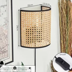 Luminaires Scandinaves-hofstein Abedim Luminaire Up & Down, Applique murale Noir, 1 lumière