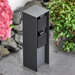 hofstein Abilene Prises électriques d'extérieur Anthracite