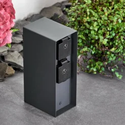 hofstein Abilene Prises électriques d'extérieur Anthracite