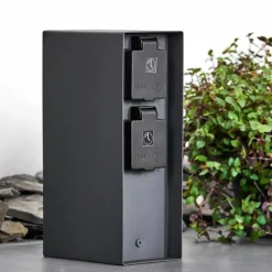 hofstein Abilene Prises électriques d'extérieur Anthracite