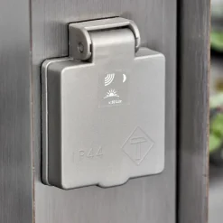 hofstein Abilene Prises électriques d'extérieur Acier inoxydable