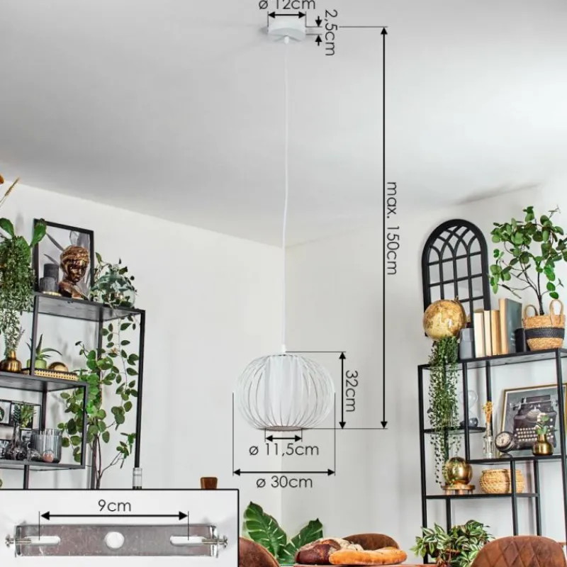 hofstein Adara Suspension, Suspension Blanc, 1 lumière* Suspensions