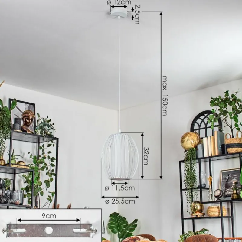 hofstein Adara Suspension, Suspension Blanc, 1 lumière* Suspensions