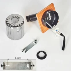 hofstein Aggebo Applique murale, Spot mural Écru, Noir, 1 lumière