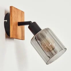 hofstein Aggebo Applique murale, Spot mural Écru, Noir, 1 lumière