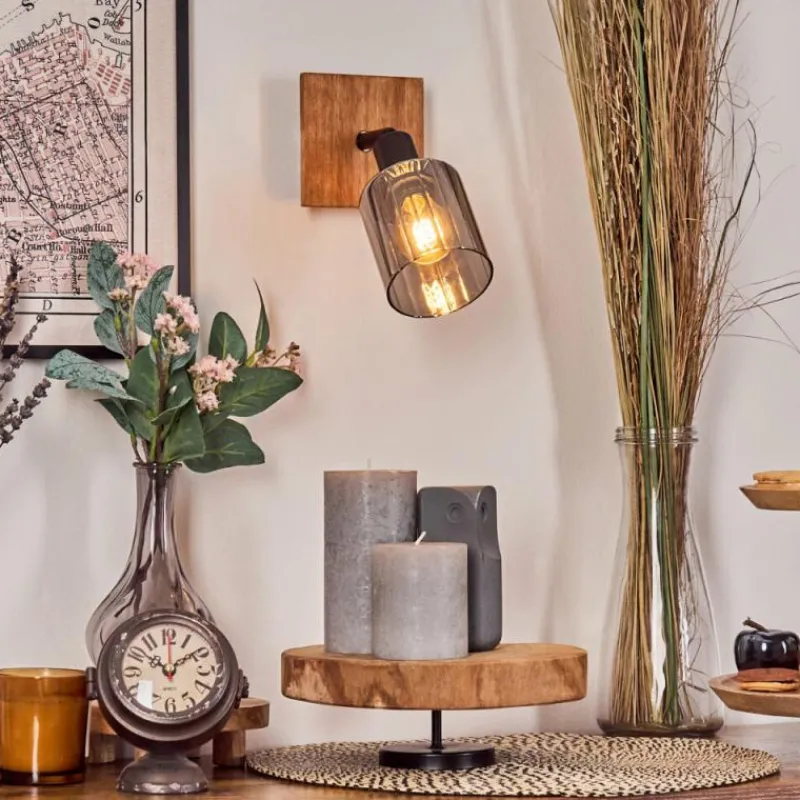 hofstein Aggebo Applique murale, Spot mural Écru, Noir, 1 lumière