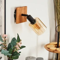 hofstein Aggebo Applique murale, Spot mural Écru, Noir, 1 lumière