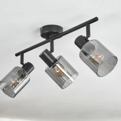 hofstein Aggebo Plafonnier Noir, 3 lumières