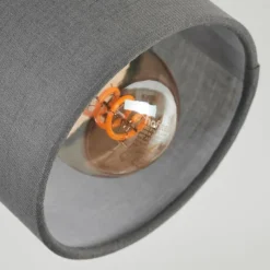 Lampes En Tissu-hofstein Ailer Plafonnier, Spot de plafond Chrome, 1 lumière