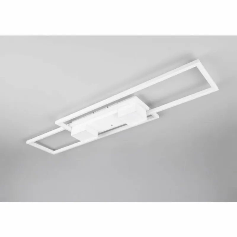 Luminaires Trio ALBANY Plafonnier LED Blanc, 1 lumière, Télécommandes* Éclairage Led