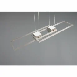 Luminaires Trio ALBANY Suspension LED Nickel mat, 1 lumière, Télécommandes* Éclairage Led