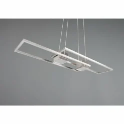 Luminaires Trio ALBANY Suspension LED Nickel mat, 1 lumière, Télécommandes* Éclairage Led