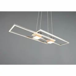Luminaires Trio ALBANY Suspension LED Nickel mat, 1 lumière, Télécommandes* Éclairage Led
