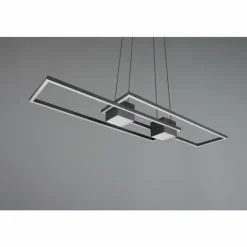 Luminaires Trio ALBANY Suspension LED Noir, 1 lumière, Télécommandes* Éclairage Led