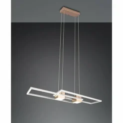 Luminaires Trio ALBANY Suspension LED Brun, 1 lumière, Télécommandes* Éclairage Led