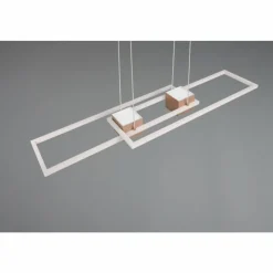 Luminaires Trio ALBANY Suspension LED Brun, 1 lumière, Télécommandes* Éclairage Led