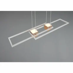 Luminaires Trio ALBANY Suspension LED Brun, 1 lumière, Télécommandes* Éclairage Led