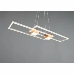 Luminaires Trio ALBANY Suspension LED Brun, 1 lumière, Télécommandes* Éclairage Led