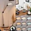 Lampes Vintages & Rétros-hofstein Aldeias Lampe de bureau, Lampe à poser, Liseuse LED Noir, Argenté, 1 lumière