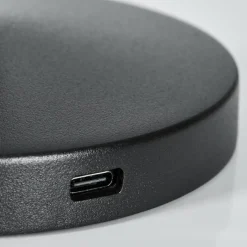 hofstein Algeraz Lampe de table d'extérieur, Lampe à poser LED Noir, 1 lumière