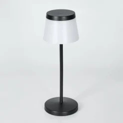 hofstein Algeraz Lampe de table d'extérieur, Lampe à poser LED Noir, 1 lumière