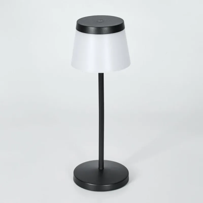 hofstein Algeraz Lampe de table d'extérieur, Lampe à poser LED Noir, 1 lumière