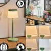 hofstein Algeraz Lampe de table d'extérieur, Lampe à poser LED Vert, 1 lumière