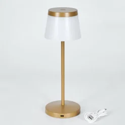 hofstein Algeraz Lampe de table d'extérieur, Lampe à poser LED Beige, 1 lumière