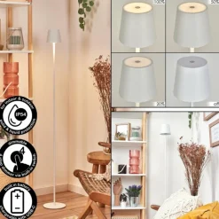 Luminaires Scandinaves-hofstein Allen Lampadaire LED Blanc, 1 lumière