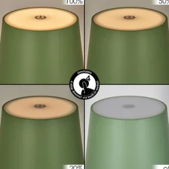 Luminaires Scandinaves-hofstein Allen Lampadaire LED Vert, 1 lumière