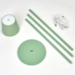 Luminaires Scandinaves-hofstein Allen Lampadaire LED Vert, 1 lumière