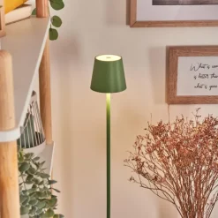 Luminaires Scandinaves-hofstein Allen Lampadaire LED Vert, 1 lumière