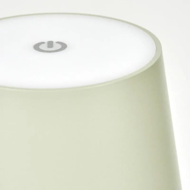 hofstein Allen Lampe de table d'extérieur, Lampe à poser LED Gris, Vert, 1 lumière