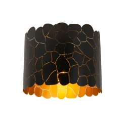 Lampes Dorées-Luminaires Lucide ALMELO Plafonnier Noir, 1 lumière