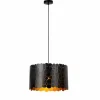 Lampes Dorées-Luminaires Lucide ALMELO Suspension Noir, 1 lumière