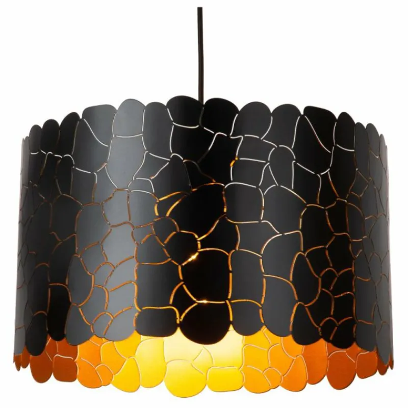 Lampes Dorées-Luminaires Lucide ALMELO Suspension Noir, 1 lumière