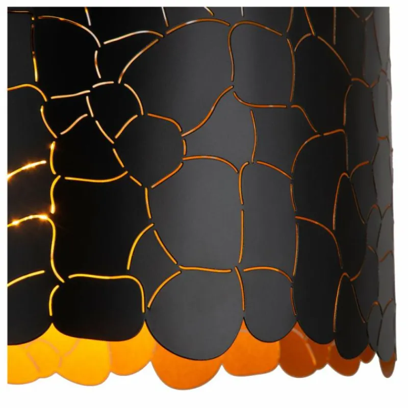 Lampes Dorées-Luminaires Lucide ALMELO Suspension Noir, 1 lumière