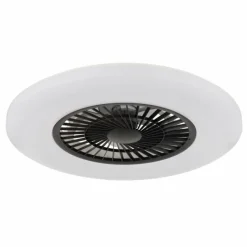 Luminaires Globo Lighting Alva Ventilateur de plafond lumineux LED Blanc, 1 lumière, Télécommandes, Changeur de couleurs
