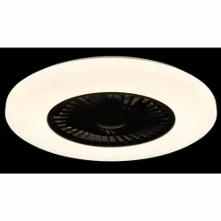 Luminaires Globo Lighting Alva Ventilateur de plafond lumineux LED Blanc, 1 lumière, Télécommandes, Changeur de couleurs