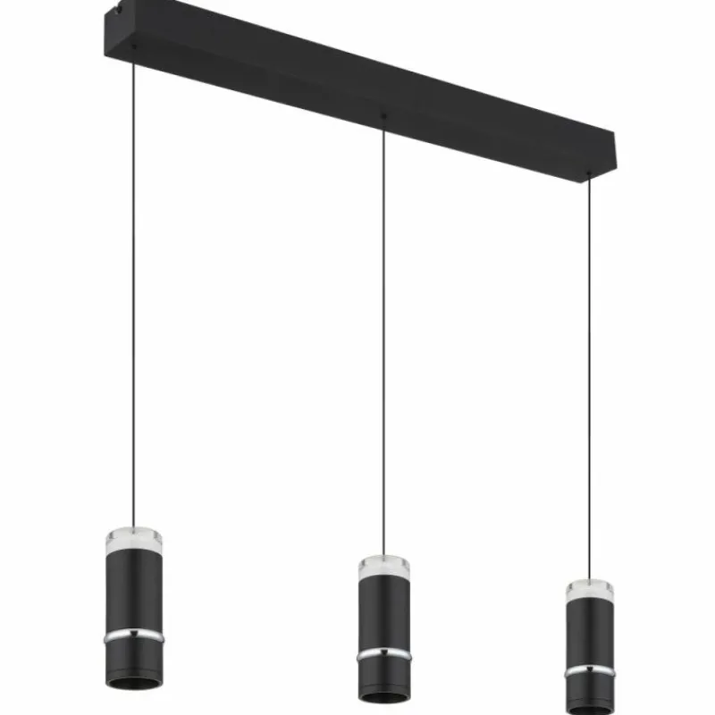 Luminaires Globo Lighting Alvarado Suspension LED Noir, 1 lumière* Éclairage Led