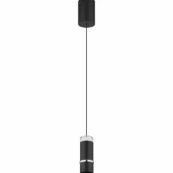 Luminaires Globo Lighting Alvarado Suspension LED Noir, 1 lumière* Éclairage Led