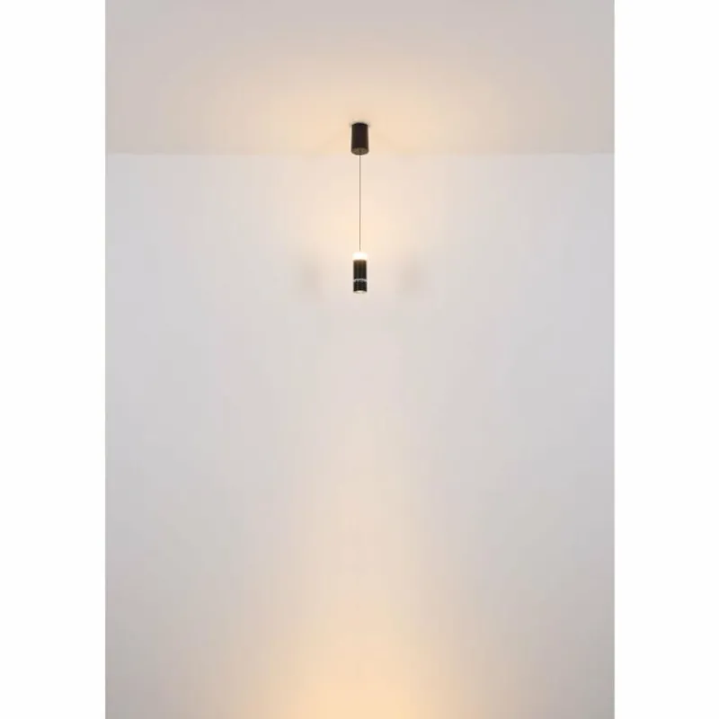 Luminaires Globo Lighting Alvarado Suspension LED Noir, 1 lumière* Éclairage Led