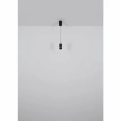 Luminaires Globo Lighting Alvarado Suspension LED Noir, 1 lumière* Éclairage Led