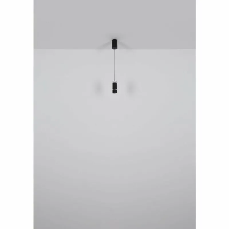 Luminaires Globo Lighting Alvarado Suspension LED Noir, 1 lumière* Éclairage Led